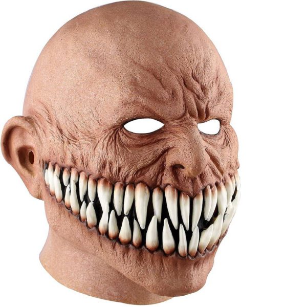 ماسک لاتکس مدل دندان دار ترسناک از نمای روبرو مناسب برای بزرگسالان ویزلی لند